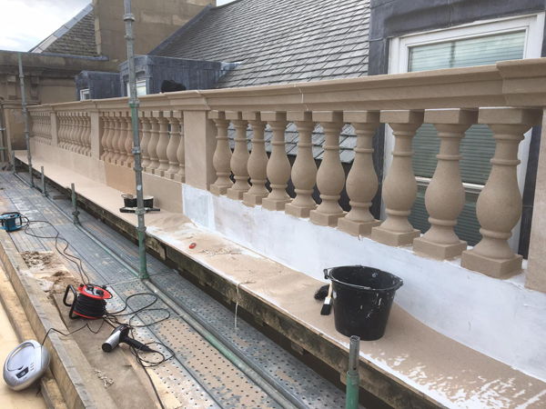 Balustrade Rebuild With Linotol